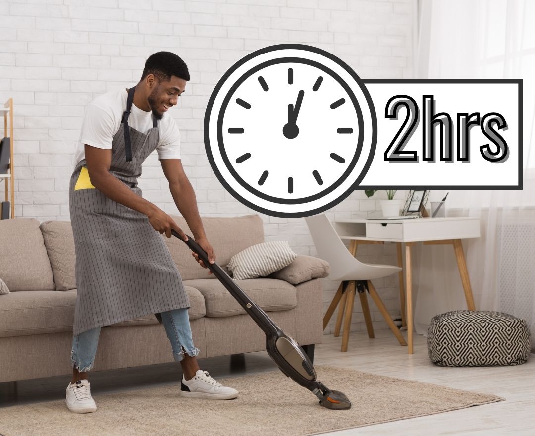 How Much Cleaning Can a Cleaner Do in 2 Hours